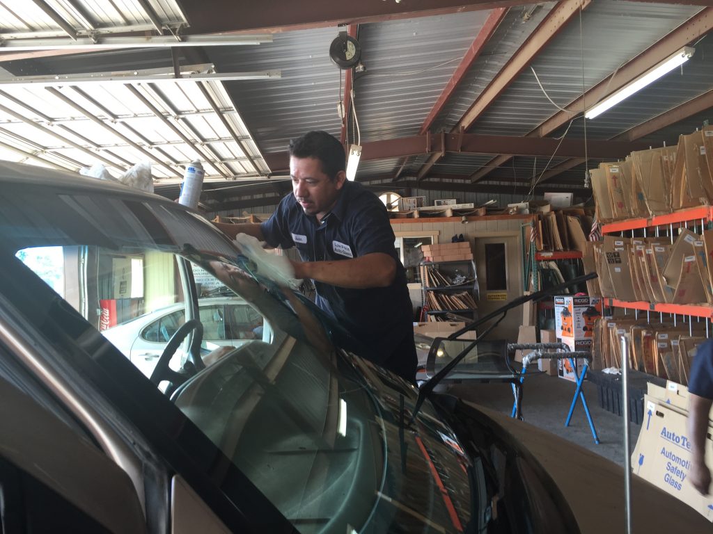 Handicapped Van Windshield Replaced by Sam Jacob Operation Go Quickly